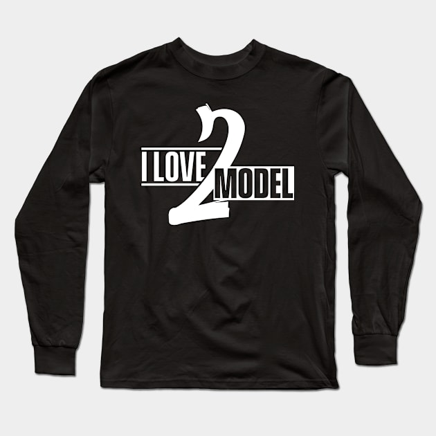 Team Fashion Model Modeling Top Models Long Sleeve T-Shirt by dr3shirts